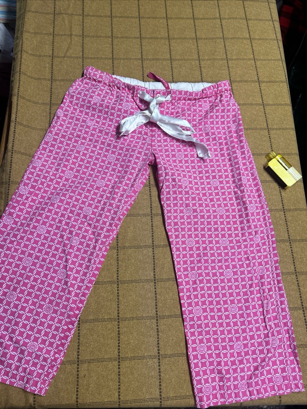Vintage Victoria's Secret PINK Royal Beach Club Geometric Capri Pajama Pants